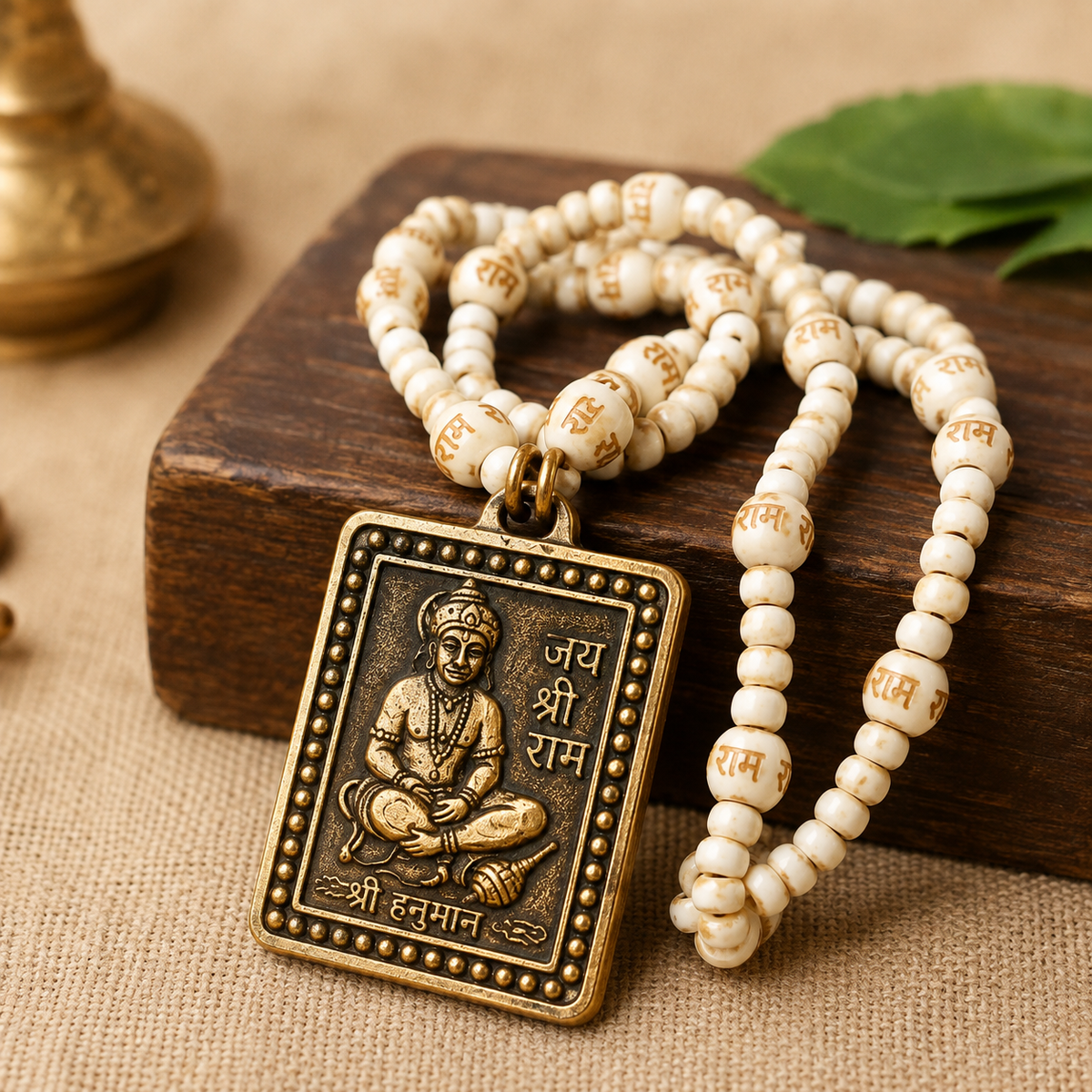 Original Tulasi Mala with Hanuman Pendant